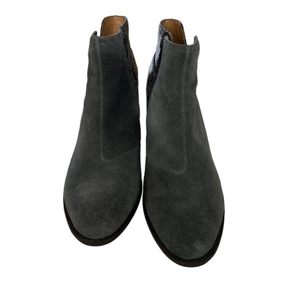 Vionic Naomi Grey Snake Print Bootie Water-resistant 2.5” Heel - Picture 5 of 9